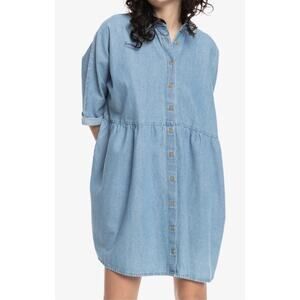 Quiksilver Womens Size Medium / Large Sunscape Shirt Dress